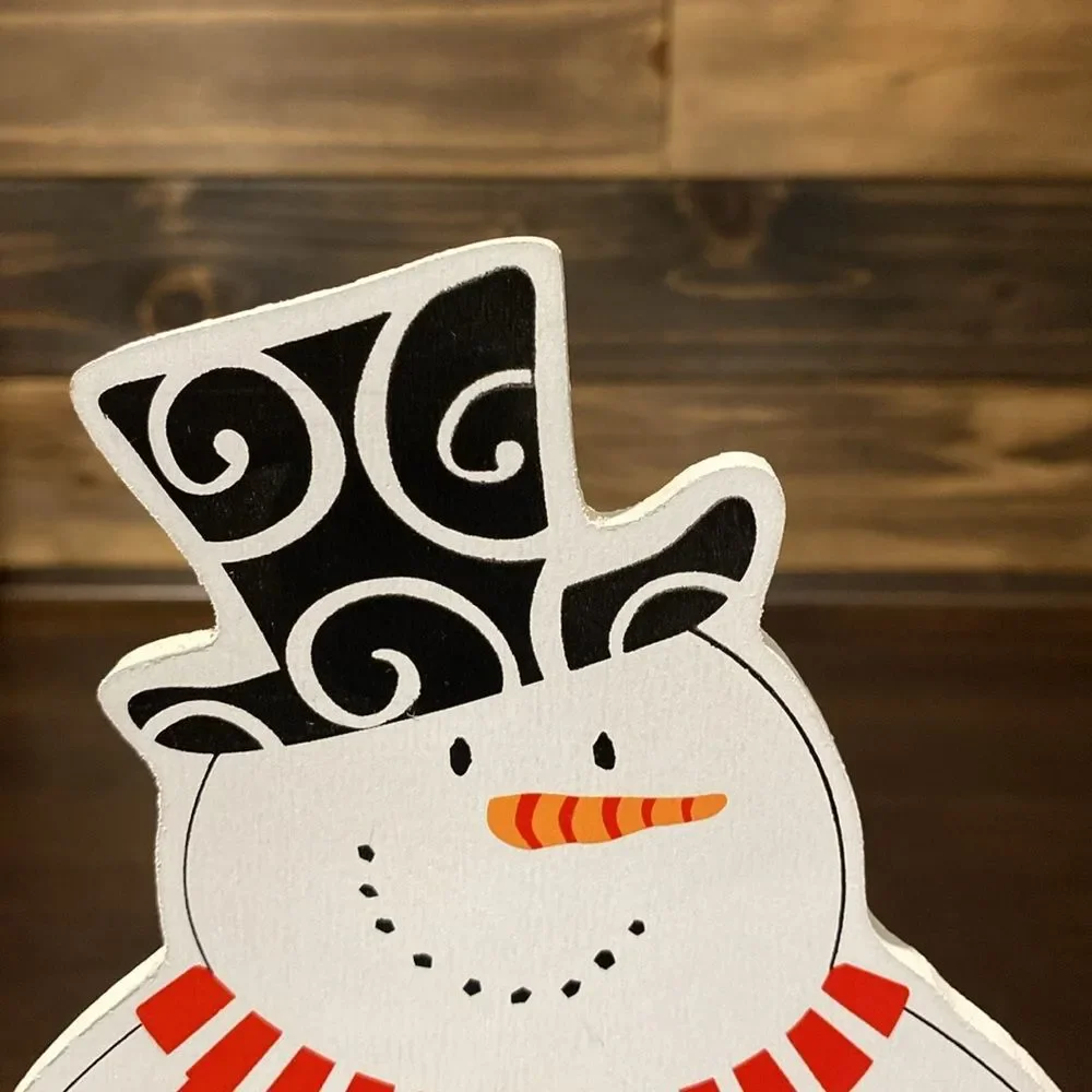 Snowman Countdown to Christmas Home Decor